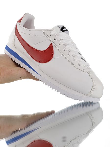 Nike Classic Cortez Premium SE White-Jade-orange 2019新款 阿甘復古初代情侶款慢跑鞋 帶半碼