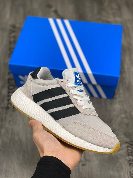 Adidas L-5923 2021新款 三葉草時尚休閒情侶款慢跑鞋 帶半碼