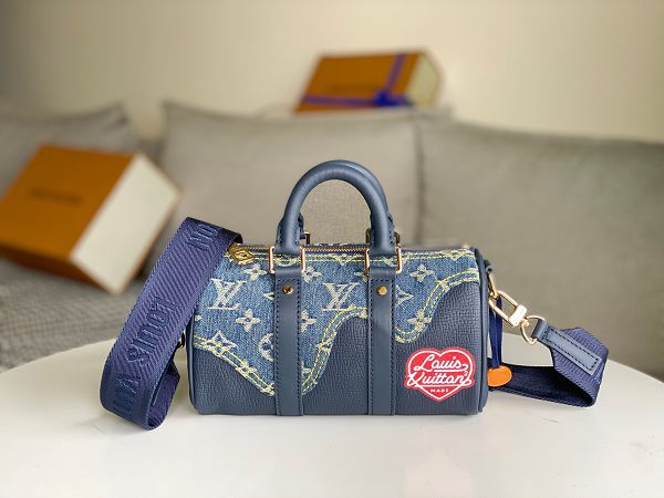 lv包包 路易威登2022新款手提包 DSm81011/81010KEEPALL XS 手袋單肩斜挎包