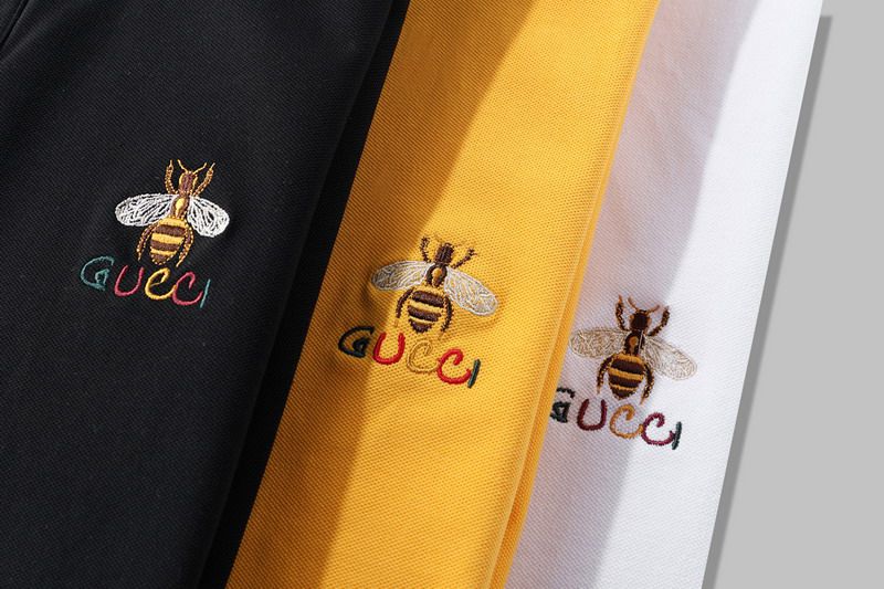 gucci polo衫 2021新款 古馳翻領短袖polo衫 MG0327款