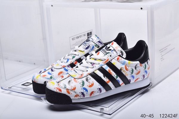 adidas samoa 2020新款 皮面復古男生休閒慢跑鞋