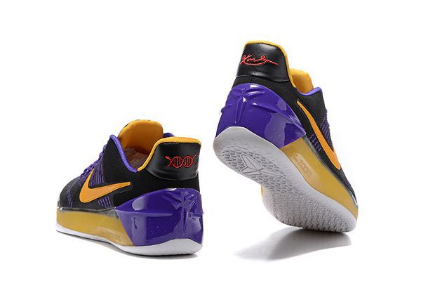 nike zoom kobe 12 ad元年签名战靴 退役纪念版时尚男鞋 黑紫黄(tw-n