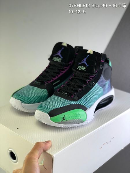 nike air jordan 34 2019新款乔丹34代 镂空中底缓震 蝉翼鞋面高帮