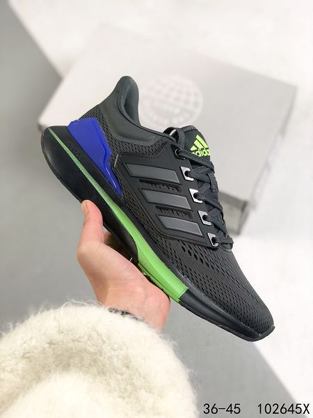 Adidas EQ21 Run 2022新款 男女款全新緩震休閑運動跑步鞋