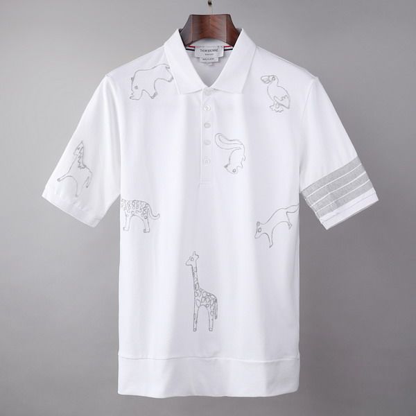 thom browne polo衫 2021新款 湯姆·布朗翻領短袖polo衫 MG0318款