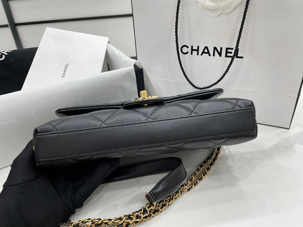 chanel包包 香奈兒2022新款手提包 DSAS2563羊皮單肩斜挎包