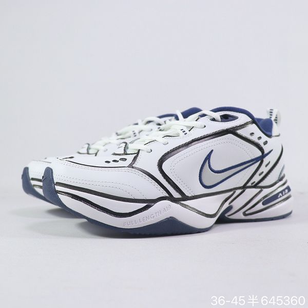 Nike Air Monarch IV 2021新款 黑紅白藍色二次元老爹鞋復古男女款跑步鞋