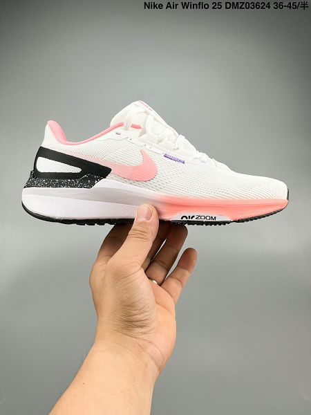 Nike Air Zoom Winflo 25 網透面氣 訓跑練步鞋 2024新款情侶鞋