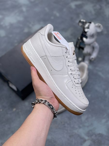 Nike Air Force 1 07 Low 低米黃色 情侶鞋 空軍一號低幫休閒板鞋