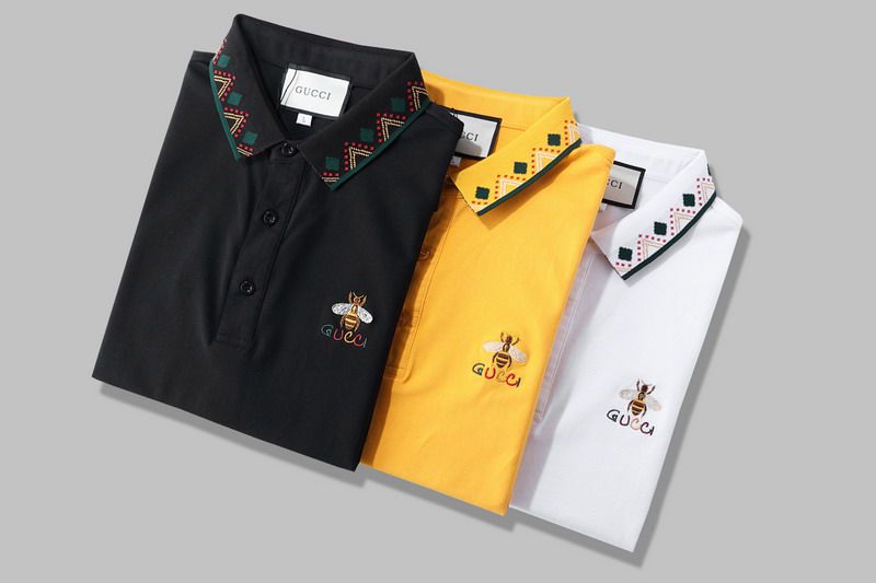 gucci polo衫 2021新款 古馳翻領短袖polo衫 MG0327款