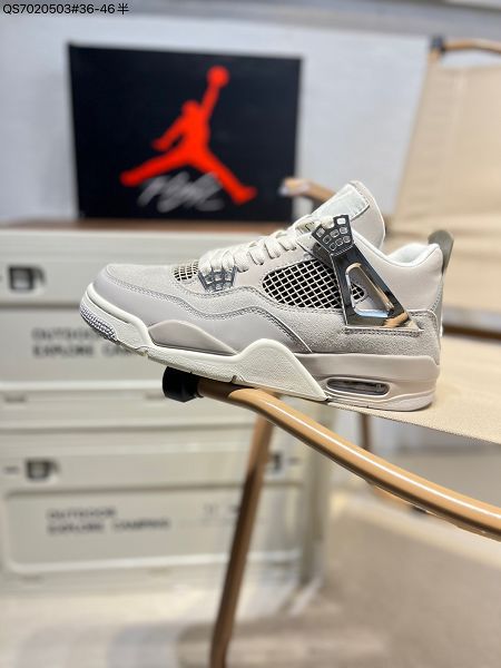 Air Jordan 4 Retro Frozen Moments 電鍍銀 2024全新男女款籃球鞋