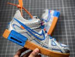 Off-White x Nike Air Rubber DunkUniversity Gold2.0 2020新款 橡膠扣籃球系列男生低幫休閒板鞋 帶半碼