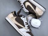 Fragment x Travis Scott x Air Jordan 1 Low 三方聯名 2024男生全新低幫休閒鞋