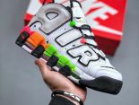 Nike Air More Uptempo'96Racer Pink and Green Strike皮蓬一代系列 2024最新男女鞋經典高街運動文化籃球鞋